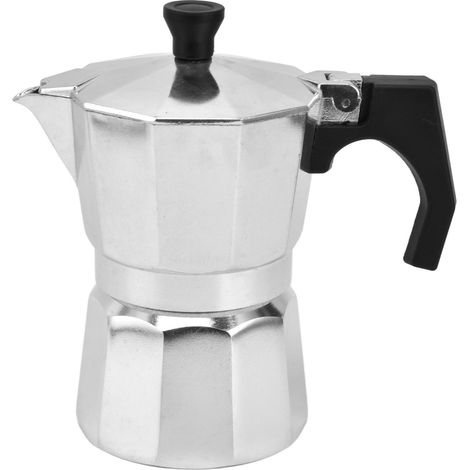Moka Pot - 150 ml - Cafetière Italienne Sur Plaque De Cuisinière - En Aluminium - Pour Café Expresso Classique - 1 Pièce (1/5)