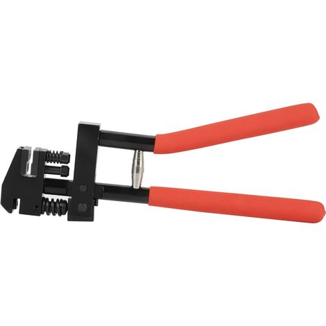 Pince à riveter 2-en-1 en acier carbone, bordureuse à joggler, perforatrice à trous 5mm, outil de poinçonnage et sertissage pour tôles (1/5)