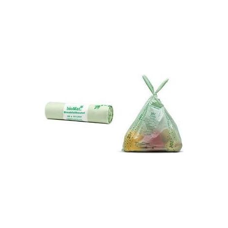 Sacco compost papstar biomat compostabile industriale 10 litri 26 pezzi