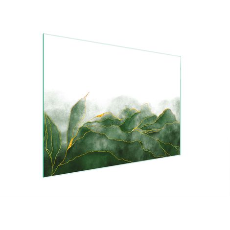 Planche à découper en verre 30x22 feuilles (1/5)