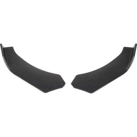 Lèvre de Pare-chocs Avant Universelle 2 Pièces Fibre de Carbone Motif 57cm Spoiler Protecteur pour Voitures (1/5)