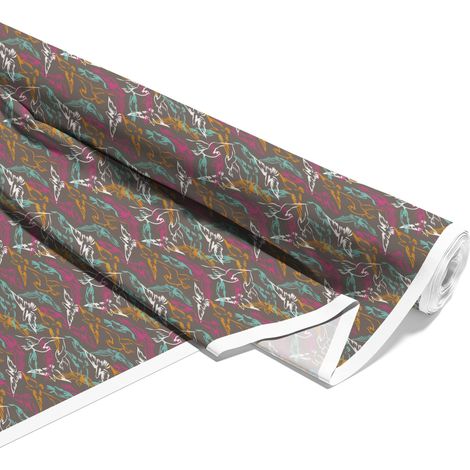 Outdoor Dekostoffe Oxford - Motiv gemalte Vögel I DX054 (1/5)