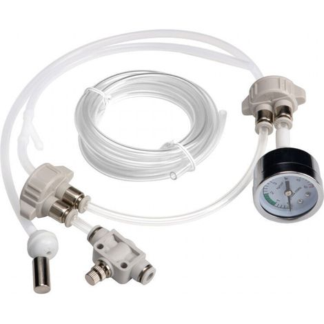 DIY Système CO2 pour Aquarium Plante. accessoires d'aquarium CO2. DIY Générateur de CO2 avec Testeur de Pression et Valve de Contrôle du Flux d'air pour Plantes et Aquarium (1/5)