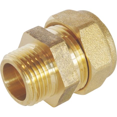 Raccord à compression laiton TC 14 - Mâle 15/21 (1/5)