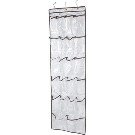 Royaluxe – Wandhängende Aufbewahrungstaschen, Türhänger, Schuhregal, Ablage, Oxford-Gewebe, platzsparende Hängeaufbewahrung mit 22 Taschen, 45 x 146 cm (1/5)