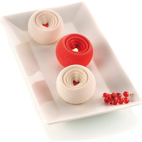Silikomart coccola, forma - stampo per 6 per dolci ø cm 7 x 5 qualità professionale (1/4)