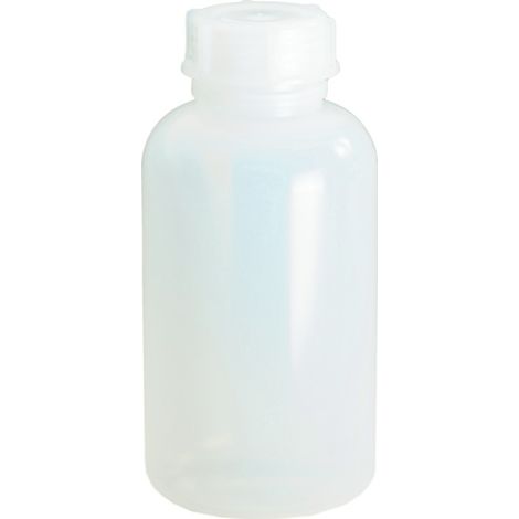 HÜNERSDORFF Weithalsflasche H 247 mm Ø 120 mm PE (LDPE) natur Einfüllöffnung-Ø 50 mm Inh. 2.000 ml - 421000 (1/2)
