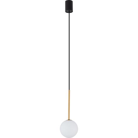 Suspension boule verre noir or KARO Nowodvorski 10305 (1/2)