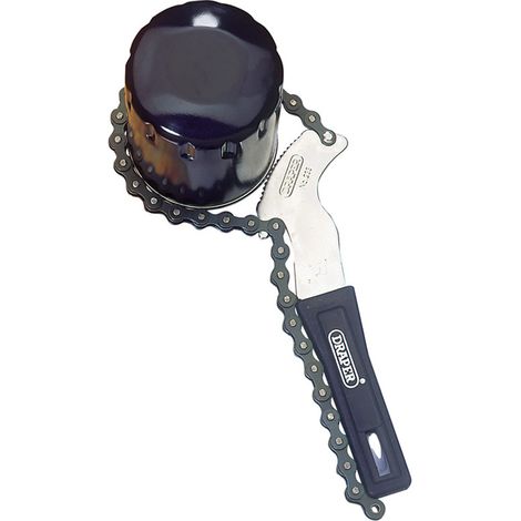 Draper 77584 Chain Oil Filter Wrench (100mm Cap) – Heavy Duty, Durable, and Suitable for Automotive Maintenance (1/5)