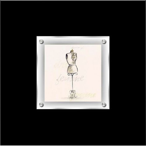 Premier Housewares Boudoir Mannequin 1 Framed Wall Art