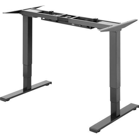 [NEUWERTIG] B-Ware SpeaKa Professional Sitz- Steh- Schreibtischgestell Gestell SP-SDF-500 Schwarz (1/2)