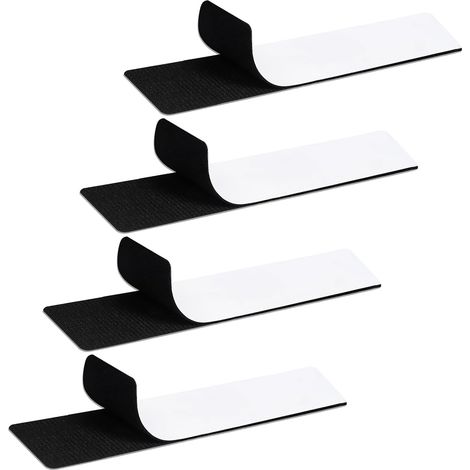 4 PCS Support de Plaque d'immatriculation Auto-adhésifs Porte Plaque Immatriculation 50 x 10 cm, Kit de Support de Plaque DImmatriculation de Voiture sans Cadre pour Voiture/Auto (1/5)