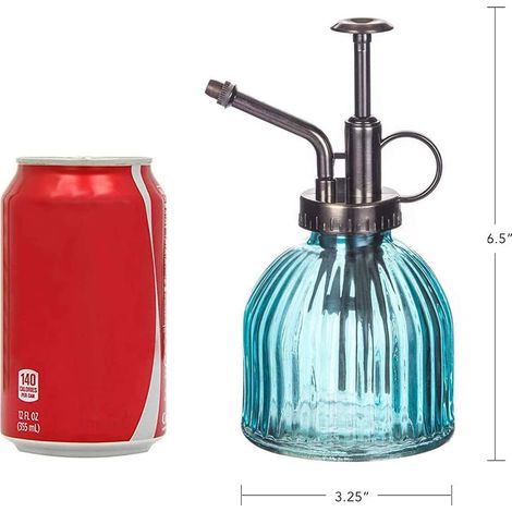 Retro-Glasgießgerät mit eingebauter Pumpe und Kunststoffkappe – Bewässerungswerkzeug für Pflanzen (1/5)
