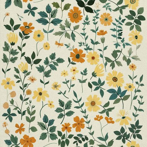 Tela decorativa Oxford para exteriores - Motivo primaveral I DX7148 (1/5)