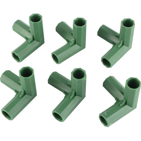 Connecteurs plastiques pour cadre de jardin, raccords de serre, joints de tuyaux pour piquets de plantes et clôtures, supports de fleurs