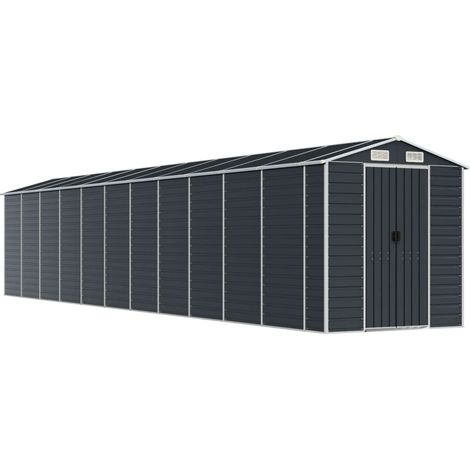 Maison Exclusive - Capanno da Giardino Antracite 191x980x198 in Acciaio Zincato