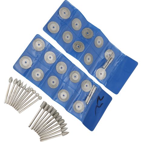 Ensemble d'outils pour meuleuse électrique, mini disque de coupe, lame de scie en acier rapide pour le travail du bois (1/5)