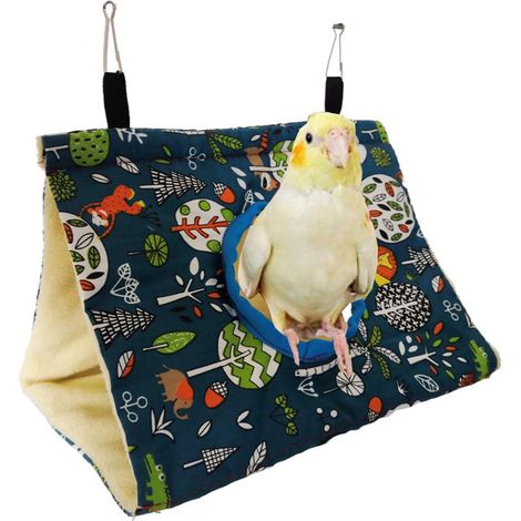 Nid oiseau chaud hiver oiseaux 23 15 18 cm cachette cage hamac suspendre lit couchage tente douillette perroquet perruche calopsitte (1/5)