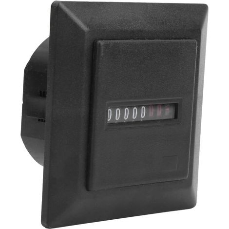 Ej.Life Compteur horaire à affichage numérique, compteur horaire inductif AC 220-240V 50Hz pour petit moteur, outils de minuterie (1/5)