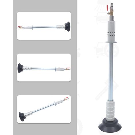 Kit d'outils de débosselage à air comprimé avec marteau à débosseler, outil de réparation pneumatique pour bosses sur la carrosserie, ventouse de 12 cm, n'abîme pas la peinture