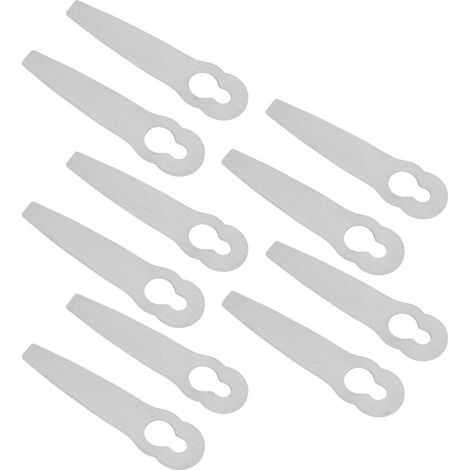 10 lames metal pour tondeuse remplacement pour Polycut 2 2 et FSA 45 (1/5)