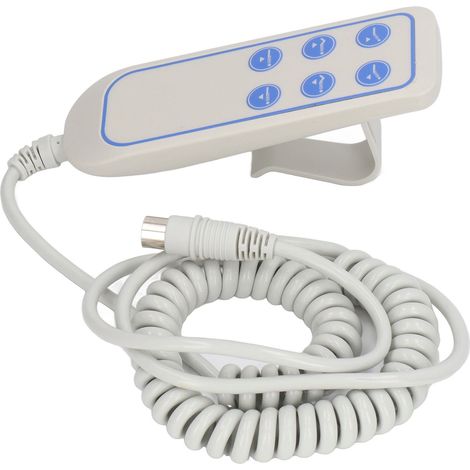 Télécommande IP66 étanche pour lit médical électrique 8 broches, durable pour fauteuil de levage hospitalier (1/5)