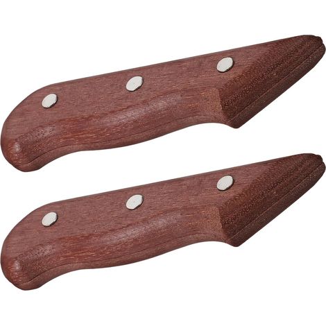 Ensemble de 2 pièces de cuisine en bois rouge (1/4)