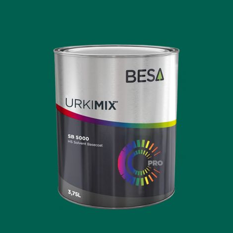 Pot de peinture Polyuréthane / bi composant Vert Opale RAL 6026 Satin - 1,5 kg