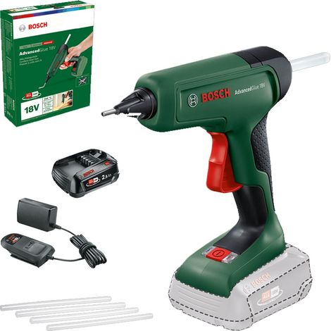 Bosch 0603264800 AdvancedGlue 18V Cordless Glue Gun + 2.5AH Battery kit