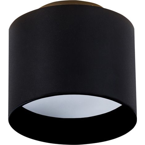 Naeve TRIOS Spot LED encastrable en saillie de 10 cm, noir, 2 800 K (1/5)