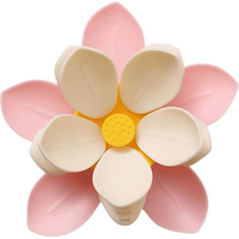 BelleRise - Pince à sac alimentaire / Pince à sachet — Gadget de cuisine, pince de fermeture portable et aimant de réfrigérateur — Rose (1/4)