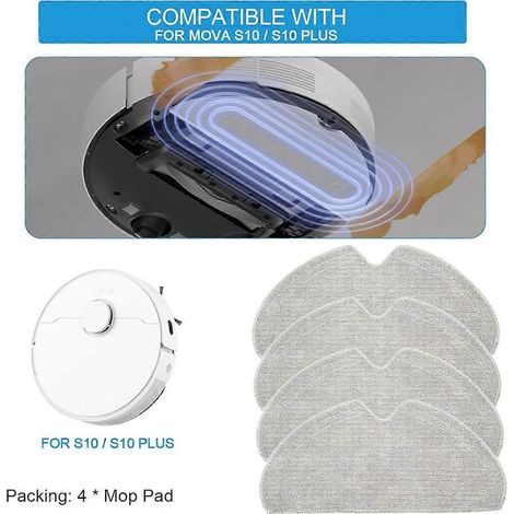 Set di panni per la pulizia per gli aspirapolvere robot Dreame Mova S10 e S10 Plus. (1/5)
