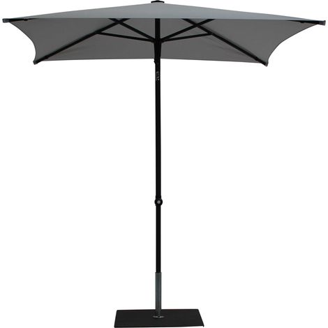 Ombrellone da Giardino 2x2 m Palo Ø38 mm in Alluminio Tessuto Olefin Trend Grigio (1/5)
