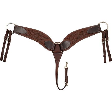 Leder-Western-Vorderzeug mit Blumenverarbeitung (1/5)