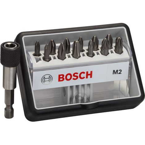 Bosch 2607002564 Set puntas atornillar Robustline Ph Pz + porta x25mm 13 uds (1/3)