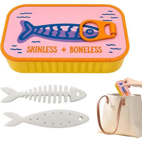 Coffrets À Bijoux Pour Femme Boîte Sardine Imprimée 3D Porte-Boucles Organisateur Boîte À Bijoux Pour s, Vacances, Coiffeuse, Maison, Anniversaire, Saint-Valentin