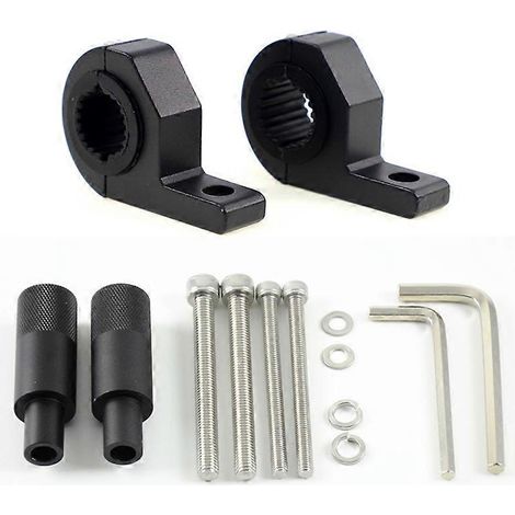 Il convient au support de phare modifié pour véhicule électrique Maverick U+, aux accessoires de moto, au support de projecteur à collier de serrage pour tube d'expansion externe (collier de serrage p (1/5)