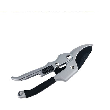 Secateurs À Mécanisme À Cliquet - Pour Jardinage Et Taille De Plantes - Poignées Ergonomiques - 1 Pièce (1/5)