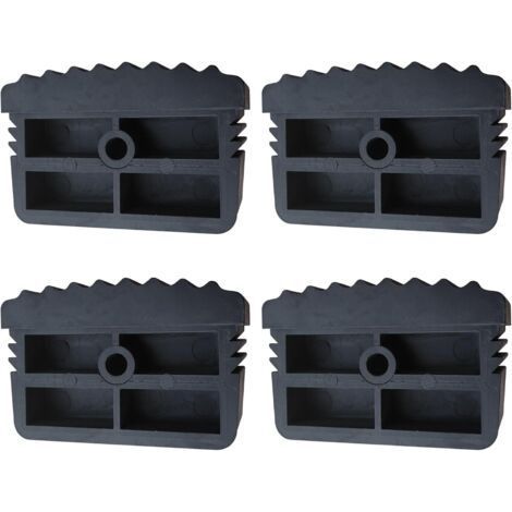 4Pcs pieds d'échelle, pieds de rechange capuchons couvre-pieds coussin de protection d'échelle en PVC, stabilisateur pièces de rechange pour échelles, échelles télescopiques, échelles à c (1/5)