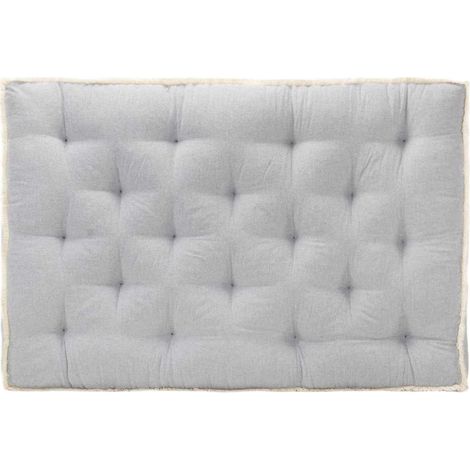 Palettensofa-Kissen Grau 120x80x10 cm