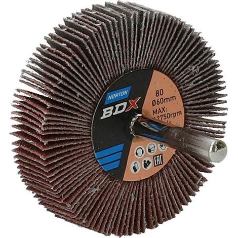 Disco de láminas en varilla R207Plus 60x15x6 P80 (Pack de 10)