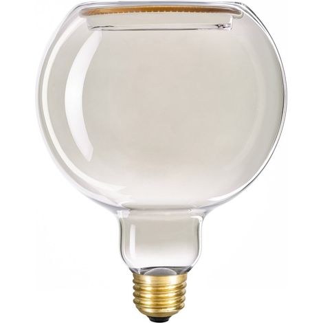 Bombilla Filamento LED E27 Casquillo Gordo 6W 220 lm G125 Globo Smoky Creative-Cables BB-G15 1900K Súper Cálido (1/4)