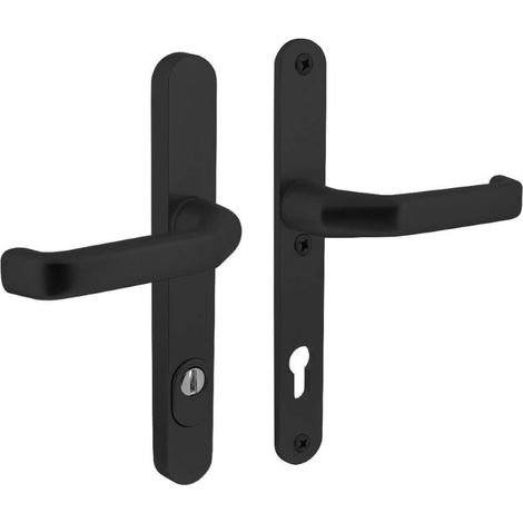 Quincaillerie de porte arrière étroite Aurano PC 92mm noir - 0023.379949 (1/2)