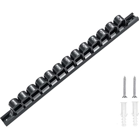 Rack De Rangement Pour Tournevis - Support Mural En PE - 35 Cm - Pour Atelier Garage Ou Etabli (1/5)
