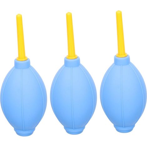 Kit de pistola de aire comprimido de 3 piezas para PC, ideal para la limpieza de sensores de cohetes, la eliminación precisa del polvo del teclado y la limpieza de lentes.