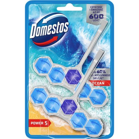 Blocco WC Domestos power 5 schiuma densa antibatterico (1/3)