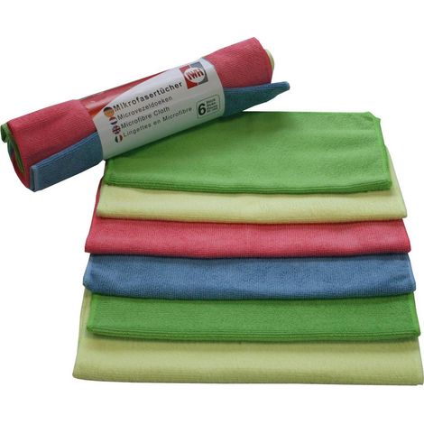 IWH 932 Panno in microfibra 6 pz. (L x L) 30 cm x 30 cm (1/2)