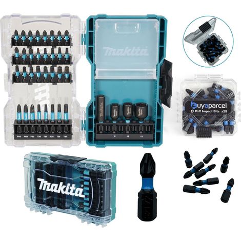 Makita Impact Black Screwdriver Bit Set 61 Piece Pozi Impact Driver Nutsetter (1/5)