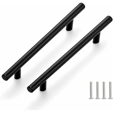 Poignée De Porte En Acier Inoxydable - 160 Mm Entre Centres - Pour Armoire Cuisine Tiroir Meuble - Lot De 2 (1/5)