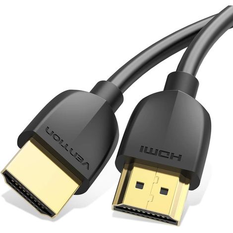 Kabel hdmi 2.0 4k laptop vention aaibf/ hdmi male - hdmi male/ 1m/ schwarz (1/5)